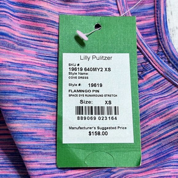 Lilly Pulitzer Cove Dress Space Dye Runaround Stretch - Picture 7 of 9